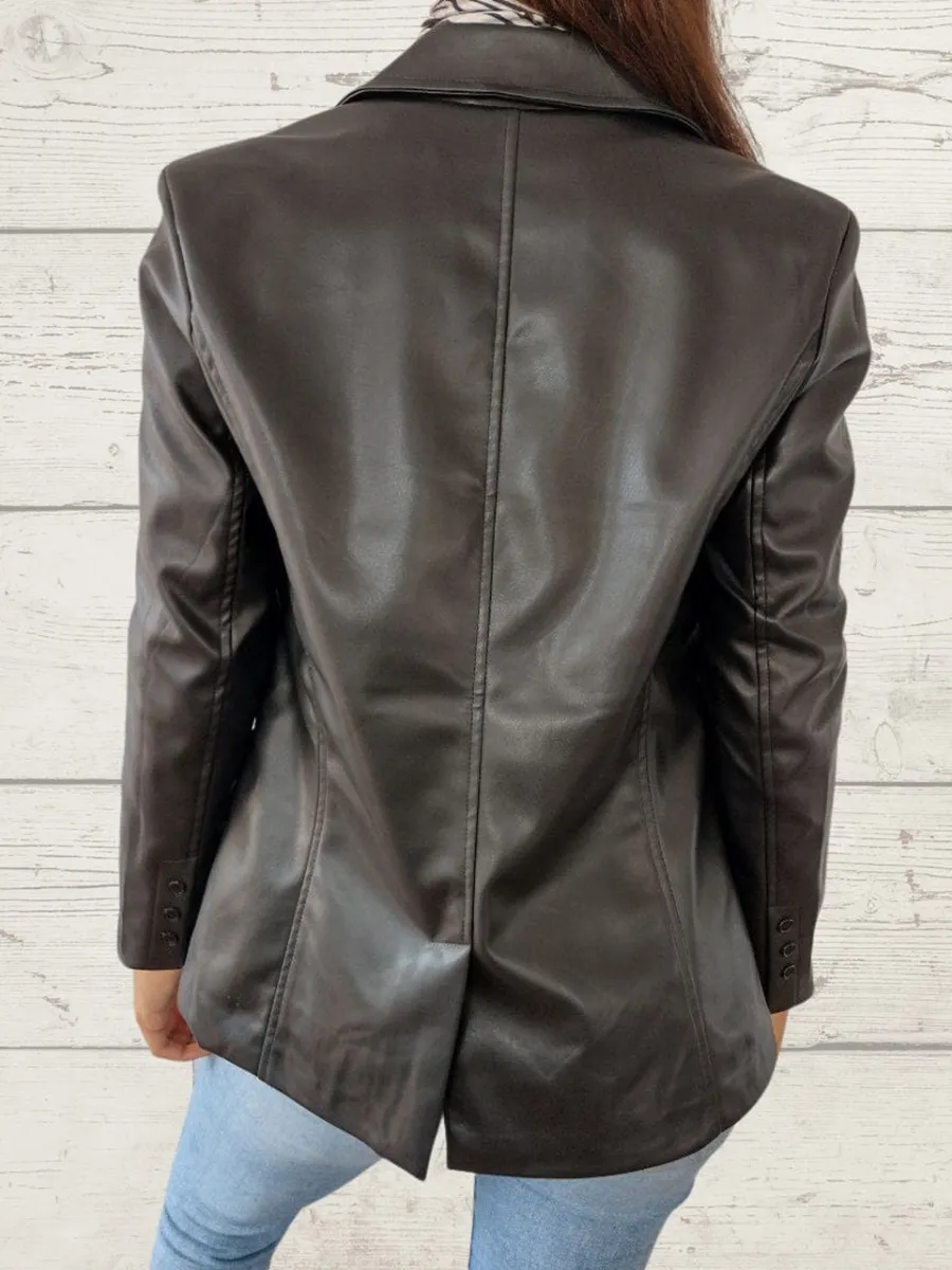 Women's Casual Elegant Leather Jacket