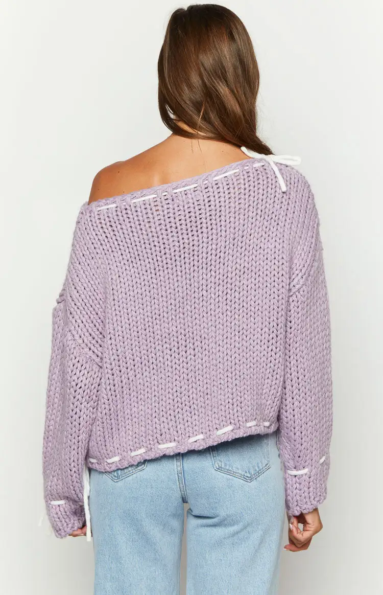 Bea Lilac Sweater