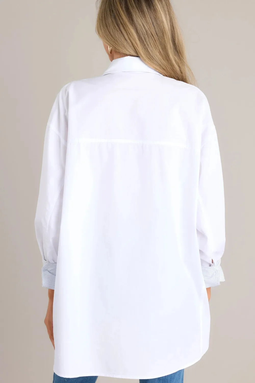 CHIC SOPHISTICATION 100% COTTON WHITE BUTTON FRONT TOP