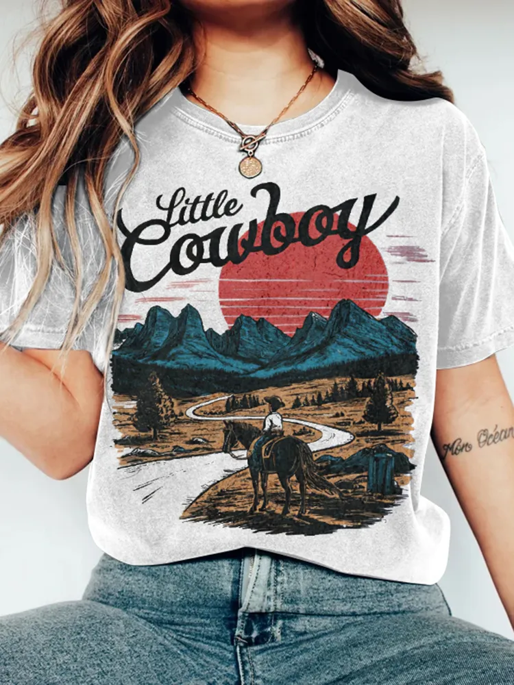 Casual Southwestern Graphic Women'S T-Shirt