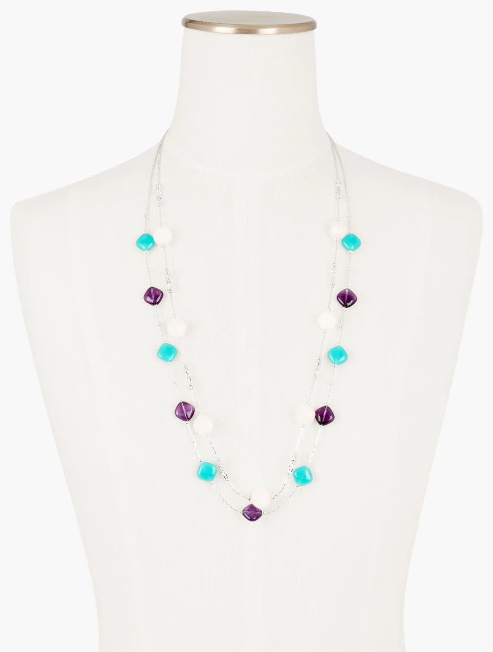 Soft Stones Layered Necklace