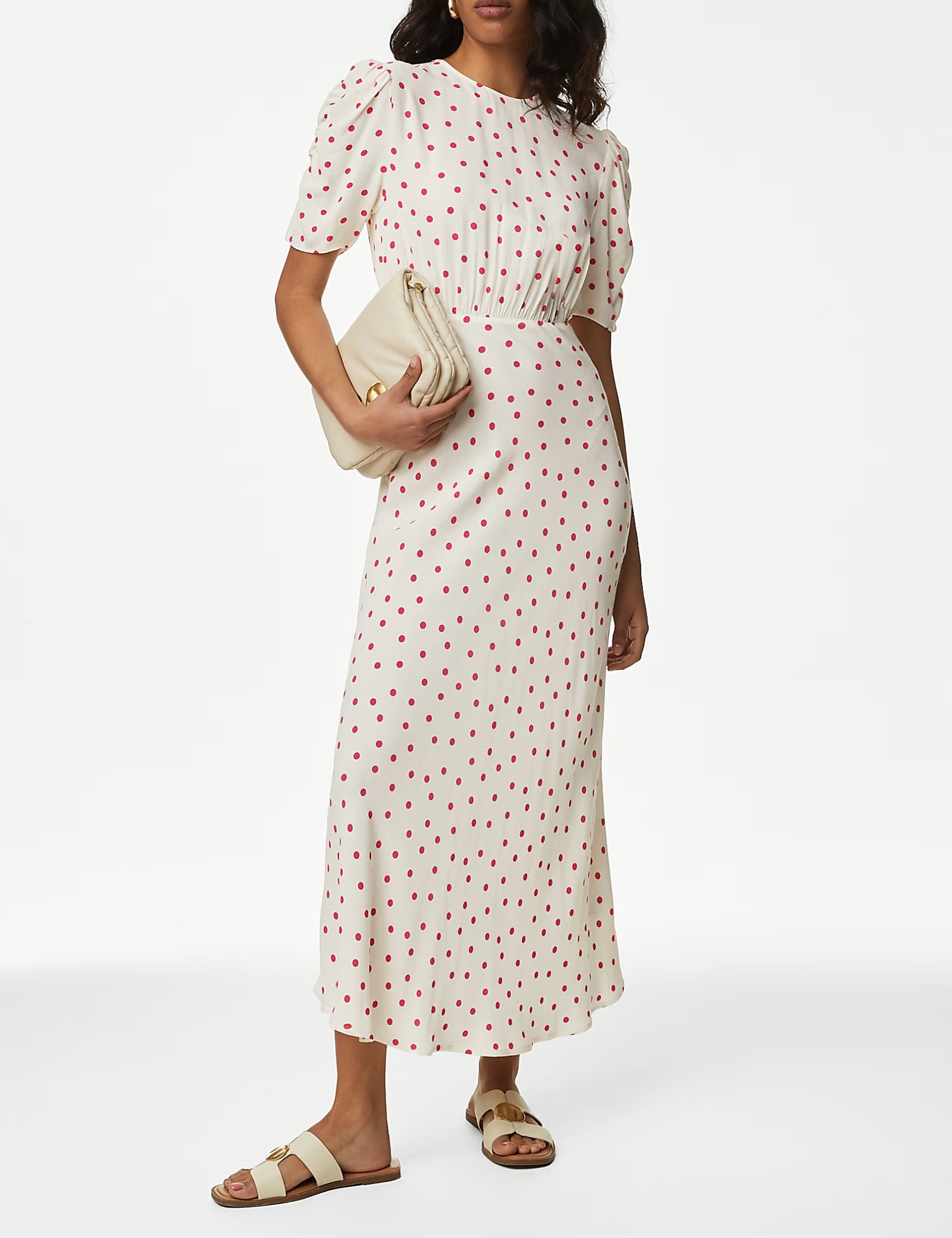 Printed Midaxi Tea Dress