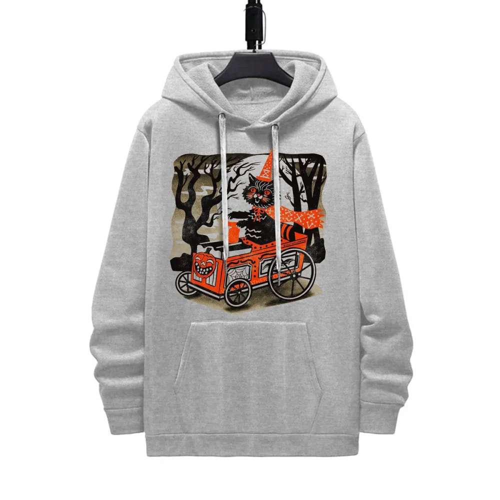 Pumpkin Cart Halloween Hoodie