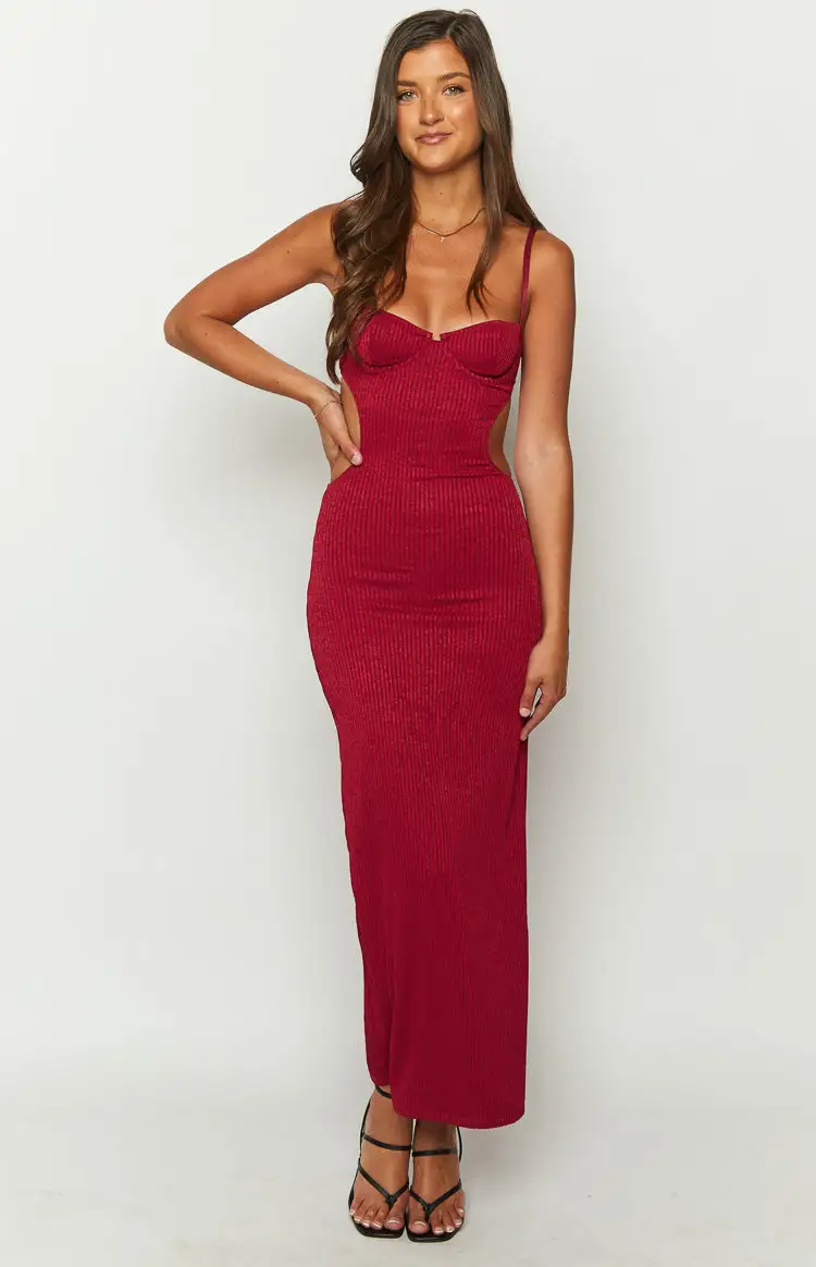 Tamara Red Maxi Dress