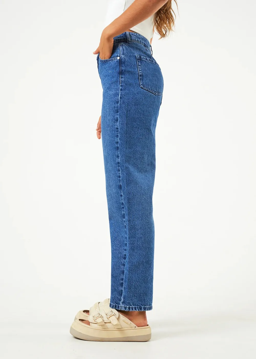 SHELBY - HEMP DENIM WIDE LEG JEAN