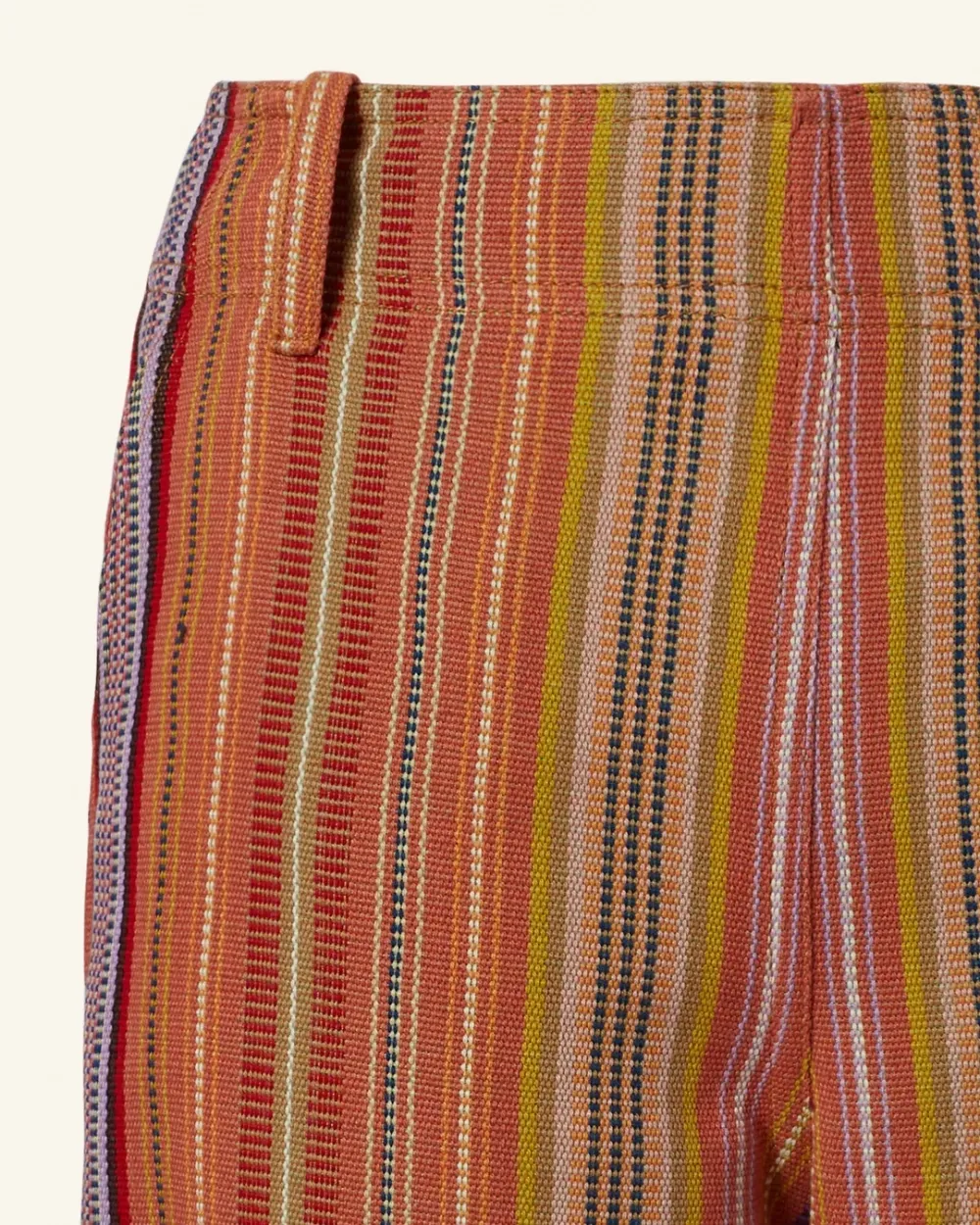 Charlie Melon Stripe Ikat Pant