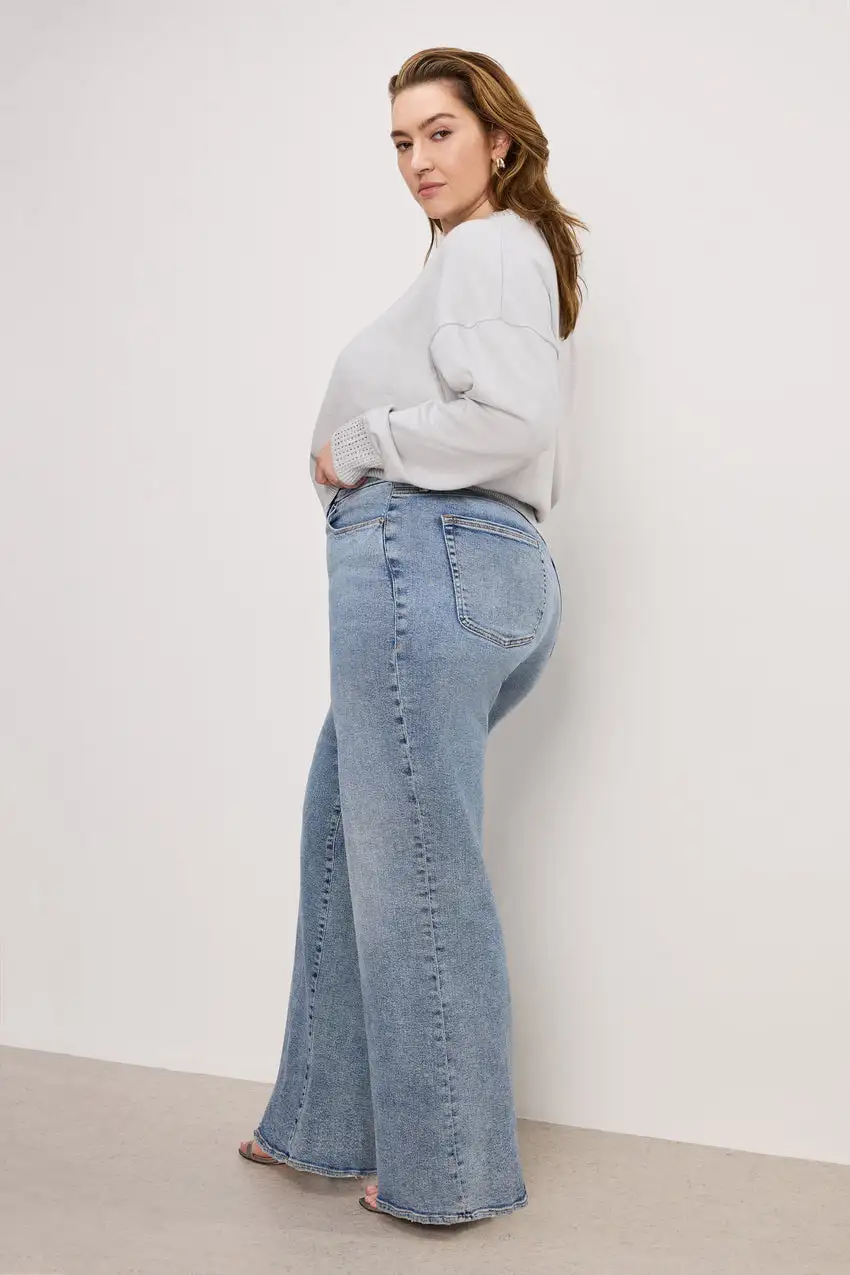 GOOD WAIST PALAZZO JEANS