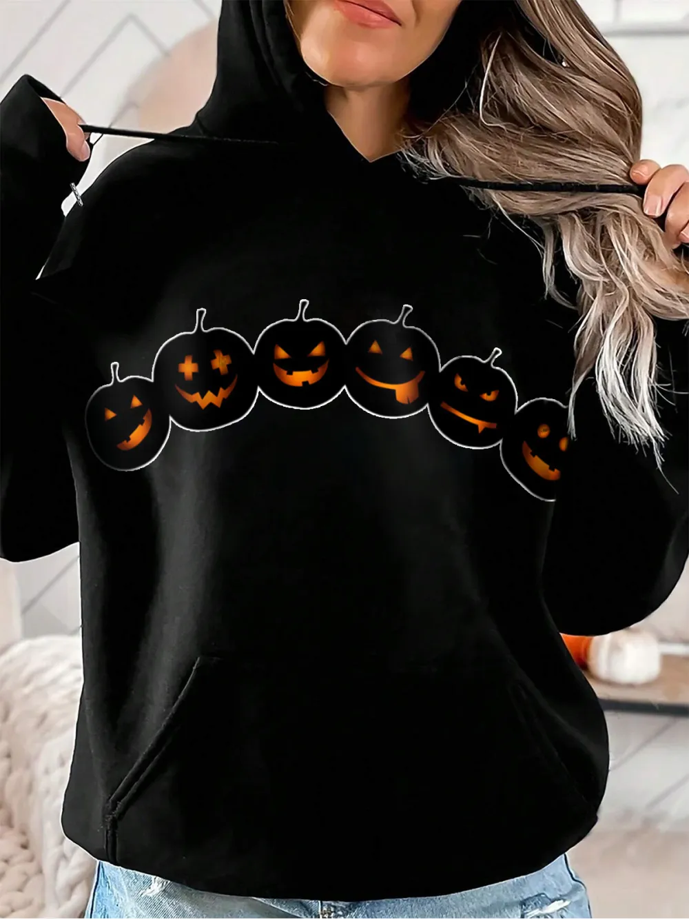 Women's dark sweatshirt