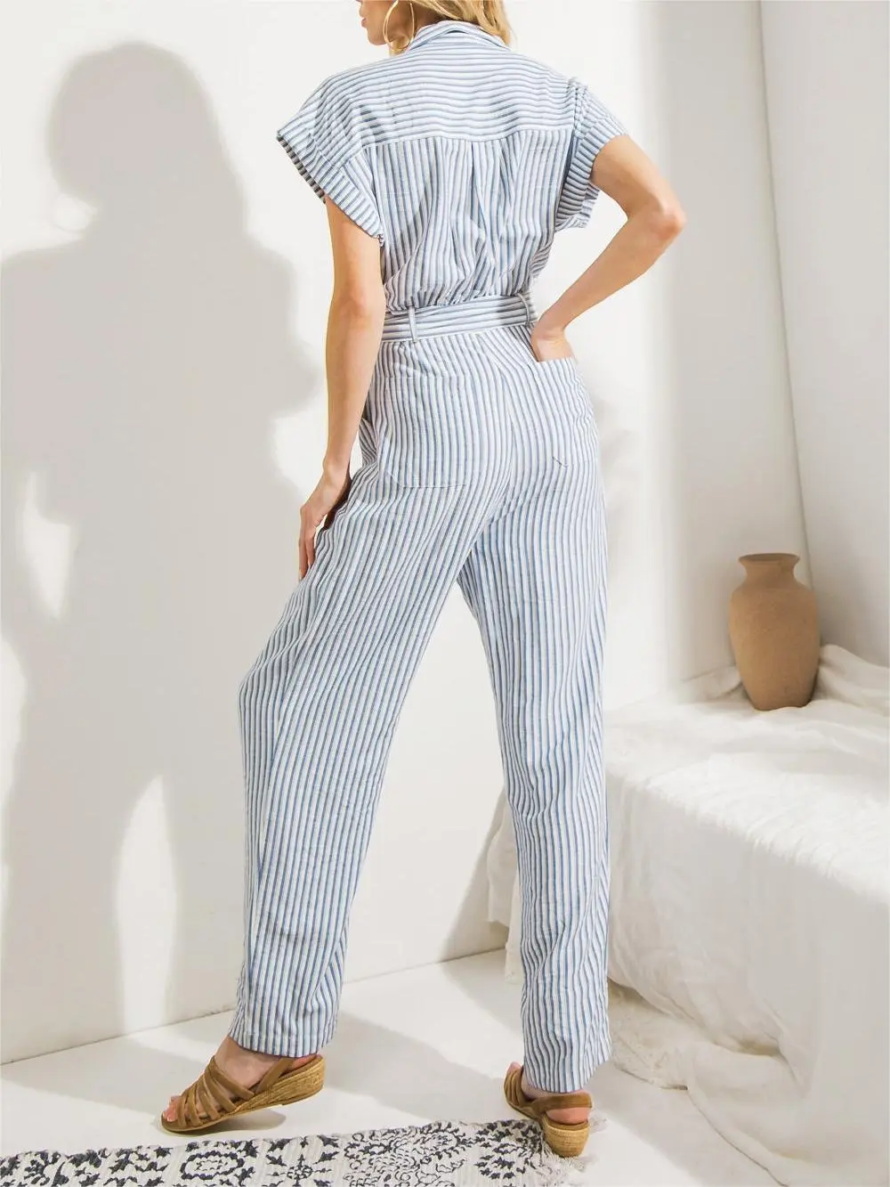 Coastal Stripe Jumpsuit