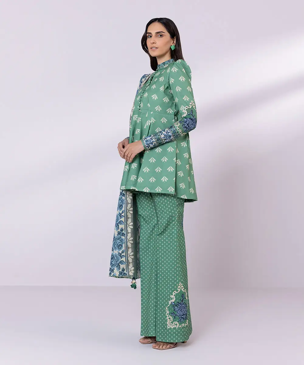 3 Piece - Embroidered Lawn Suit