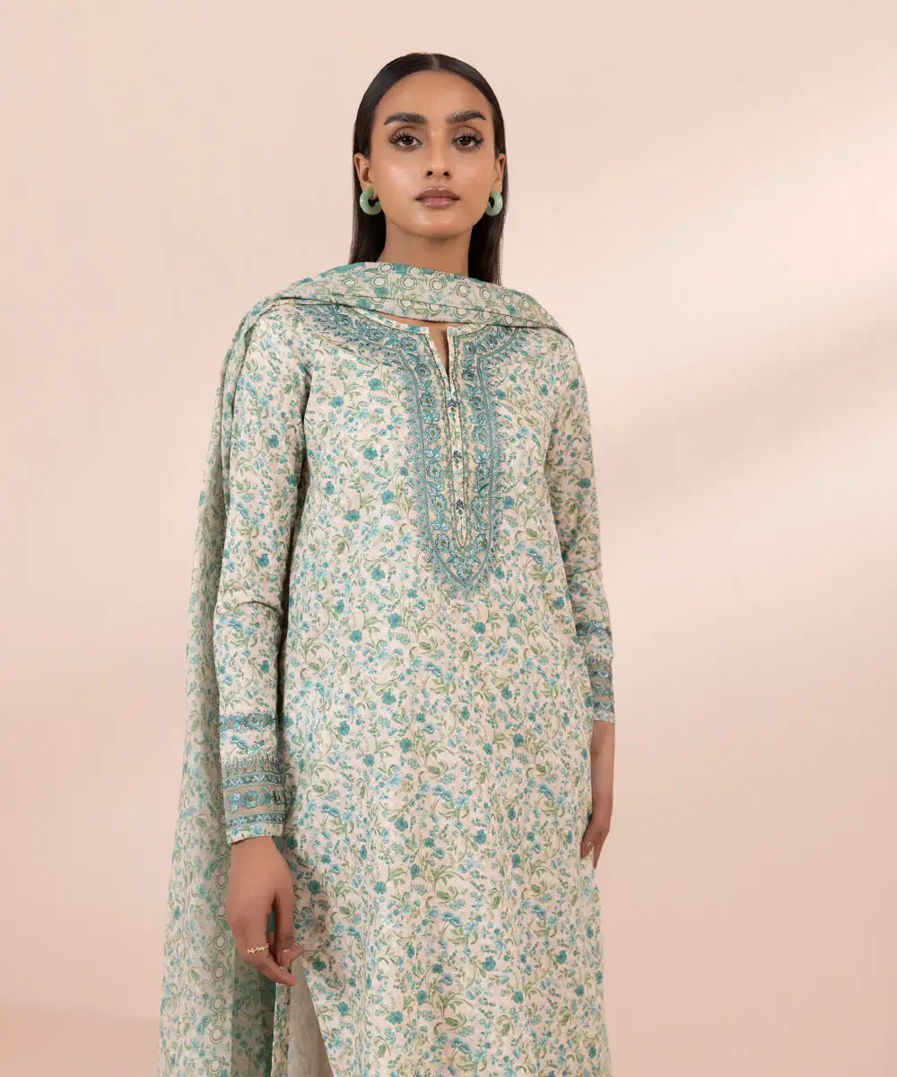 2 Piece - Embroidered Lawn Suit