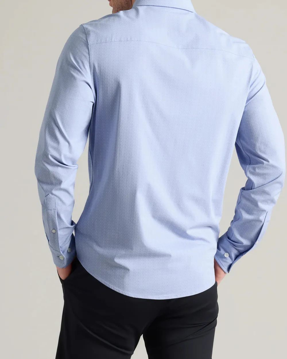 Men's Performance Comfort Long Sleeve Button Down Shirt