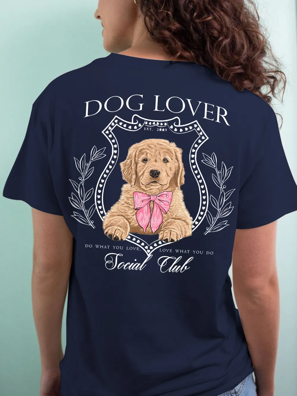 Doglover Crew Neck Short Sleeve Tee