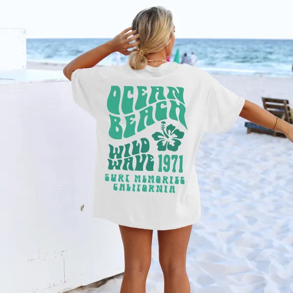 Women's Ocean Beach Short Sleeve Tee