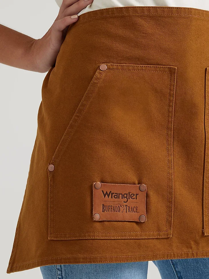 WRANGLER X BUFFALO TRACE™ KILDERKIN APRON IN BUFFALO HIDE