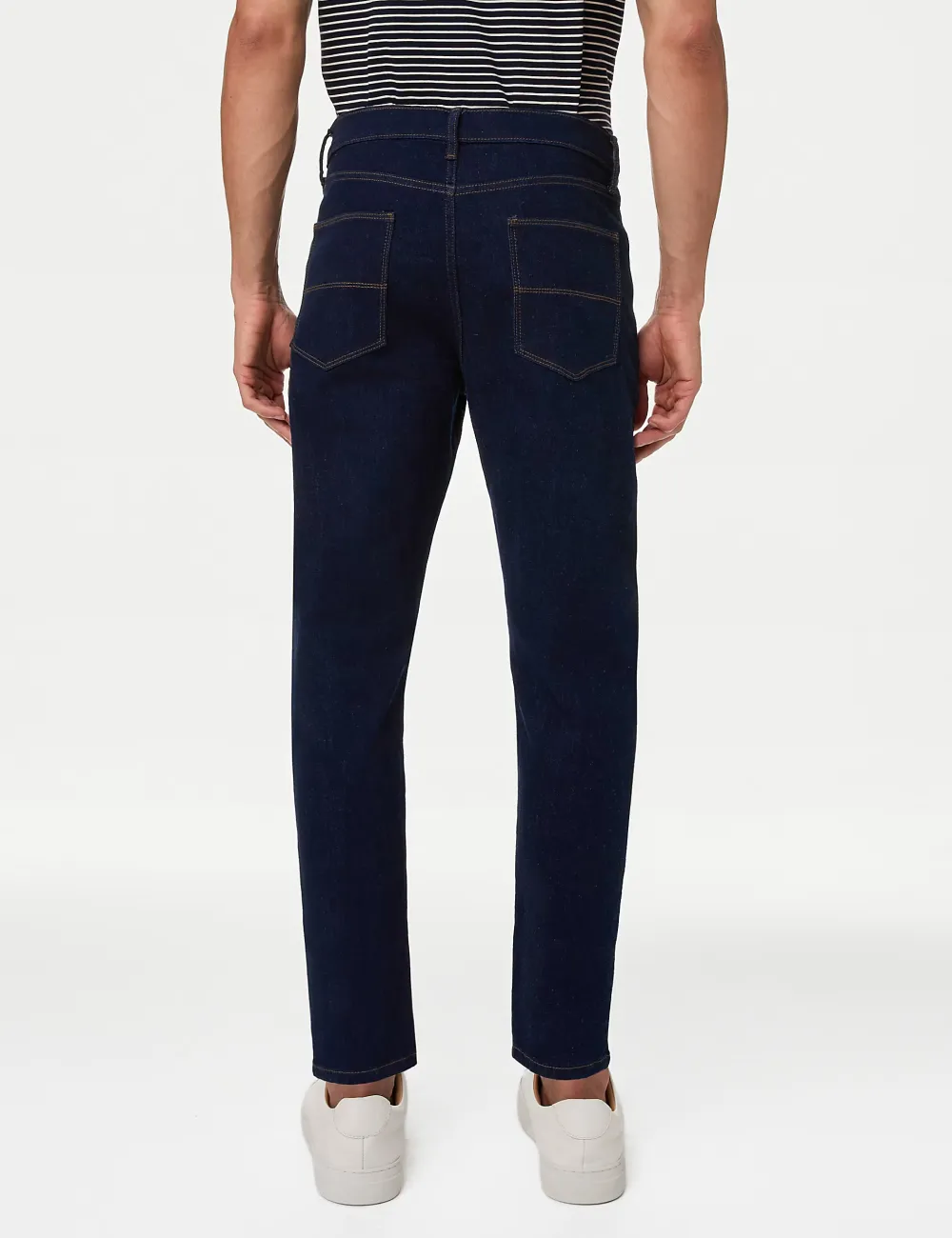 Tapered Fit Stretch Jeans