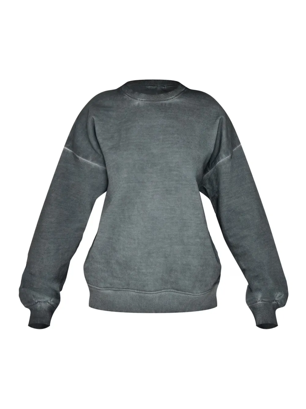 Washed Charcoal Premium Oversized Sweatshirt