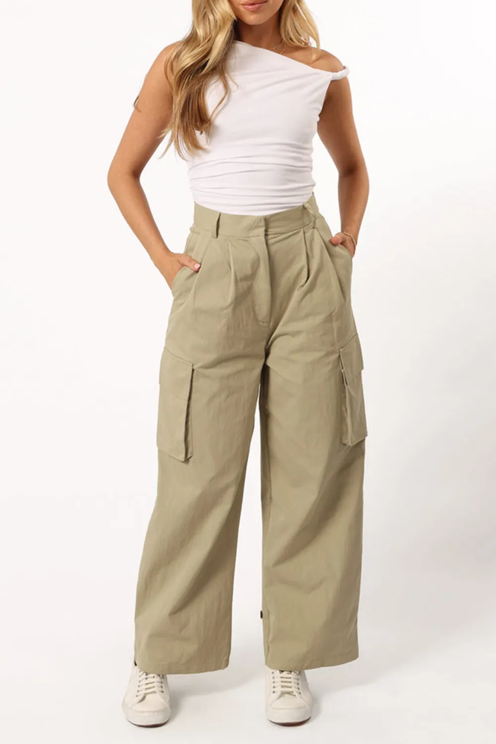 AIMEE CARGO PANT - KHAKI