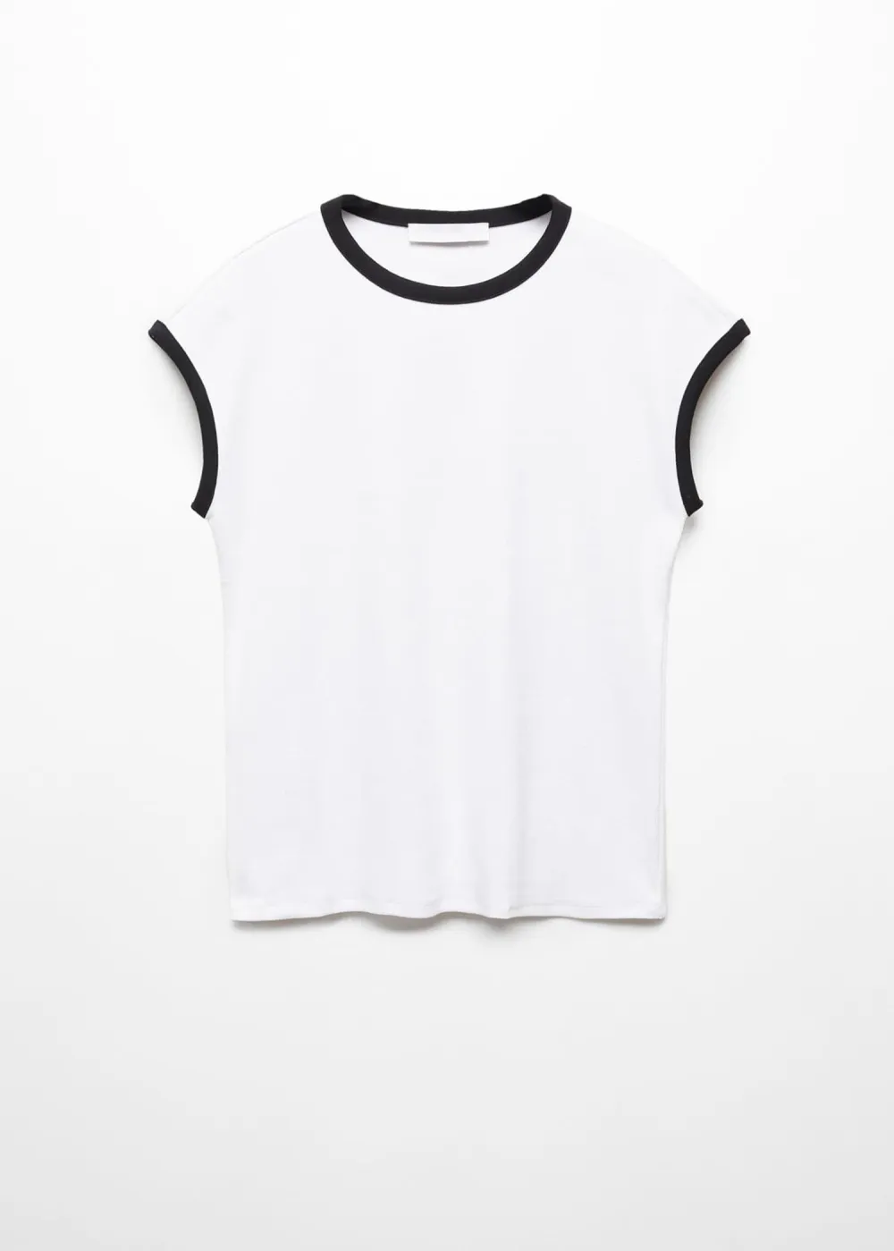 Contrast trim T-shirt