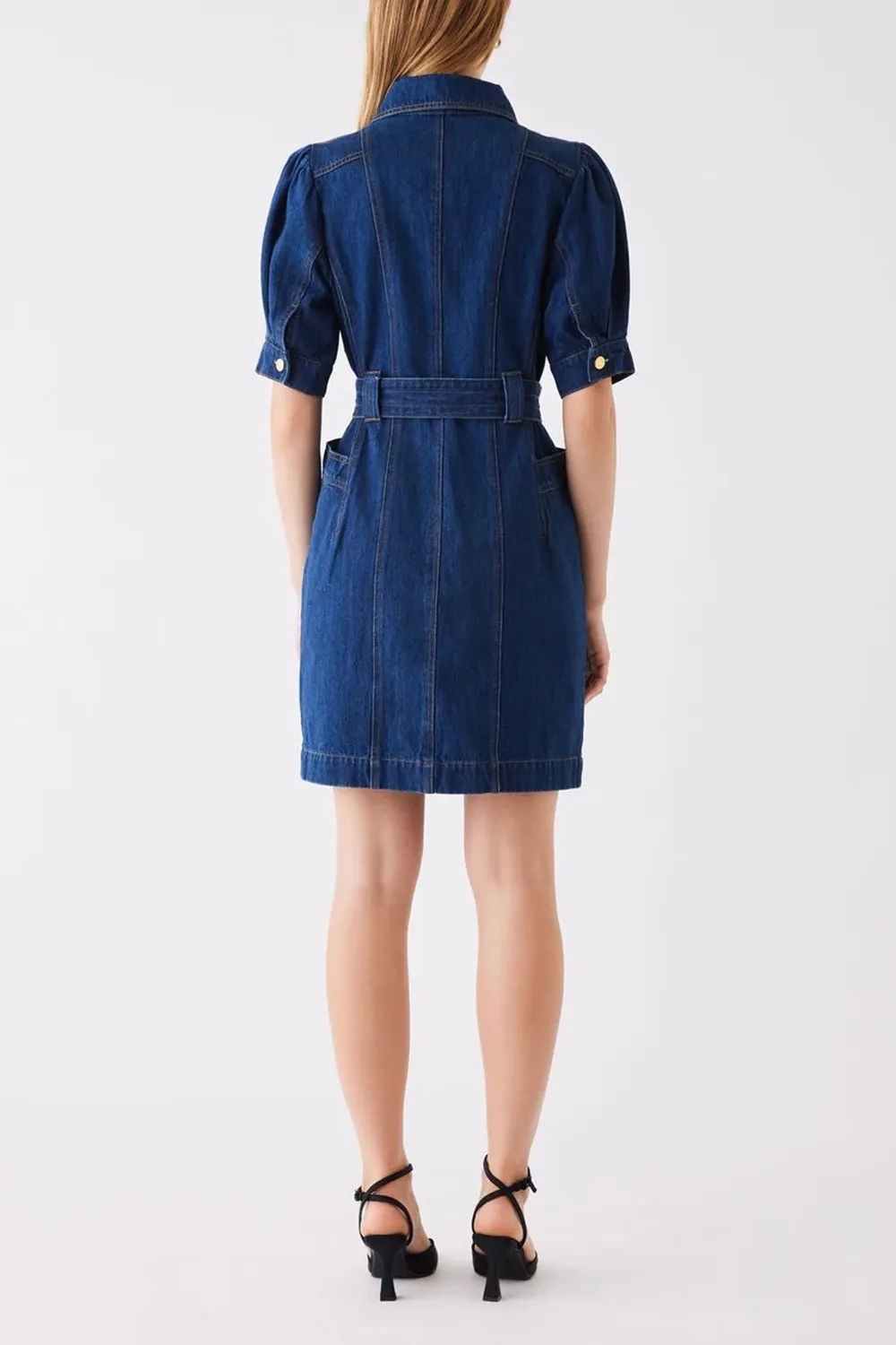 Podium Indigo Mini Denim Dress