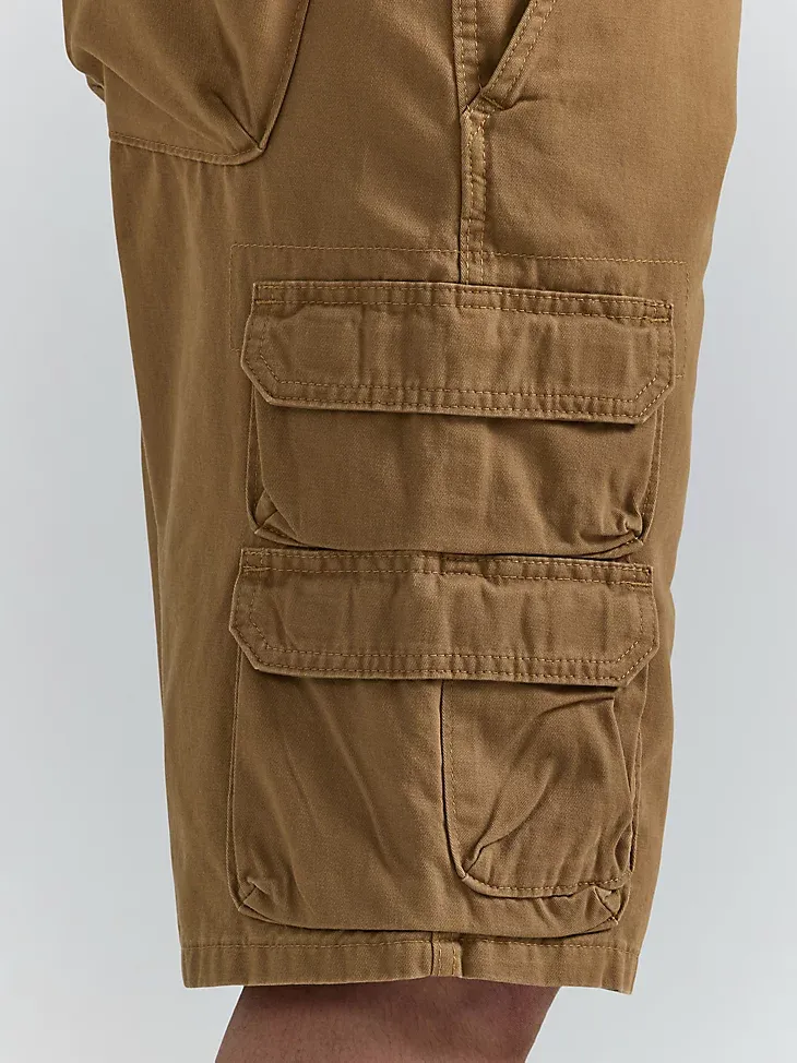 MEN'S WRANGLER AUTHENTICS® CARGO SHORT IN CAMEL