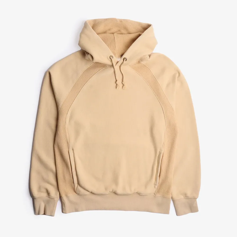 Reverse Weave Waffle Pullover Hoodie