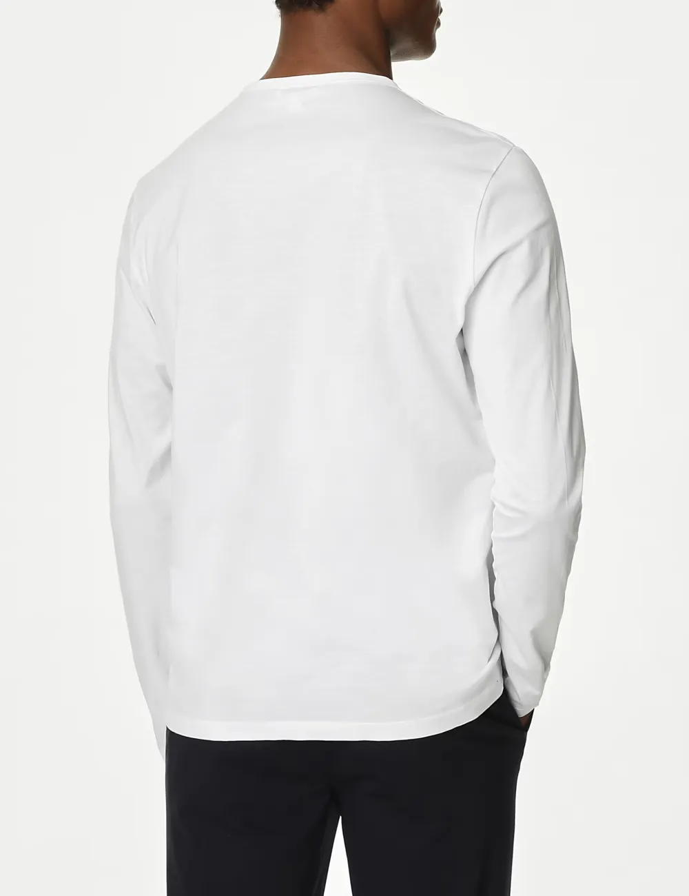 Pure Supima Cotton Long Sleeve T-Shirt