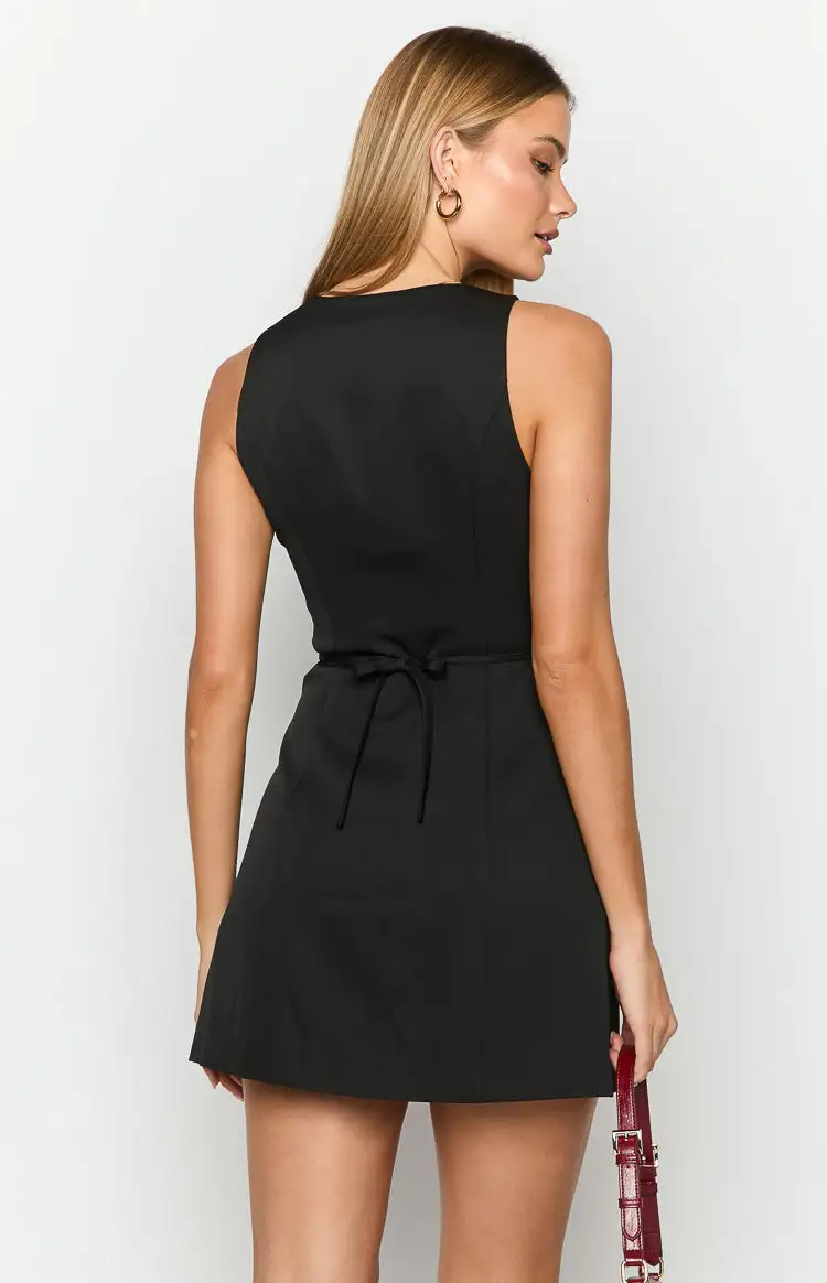 Jenny Black Mini Dress