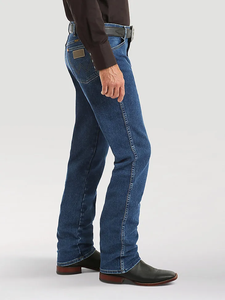 WRANGLER® COWBOY CUT® ORIGINAL FIT ACTIVE FLEX JEANS IN BLACK