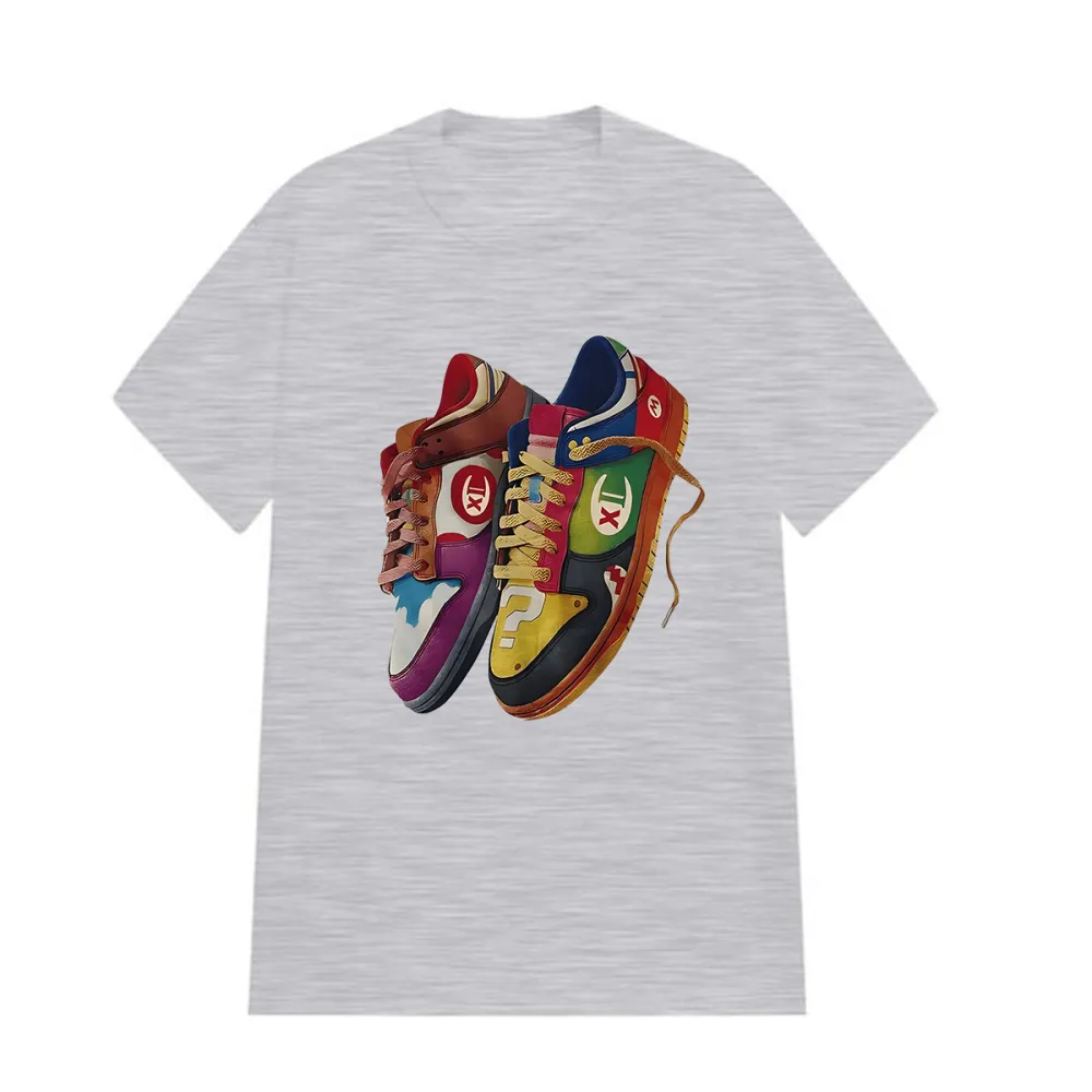 SHOE DESIGNED PATTERN PRINTED TEE