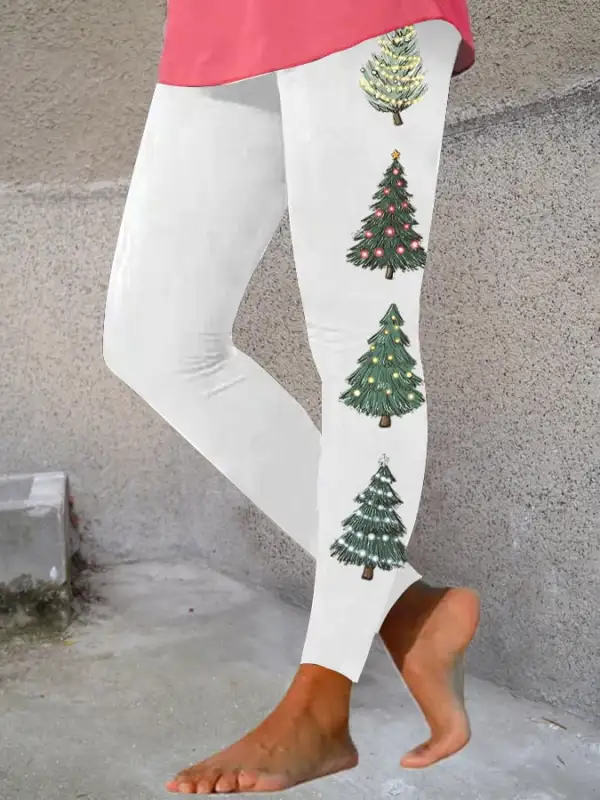 Women's   Tree Print Leggings