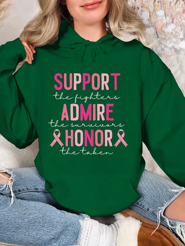 SUPPORT ADMIRE HONOR Hoodie