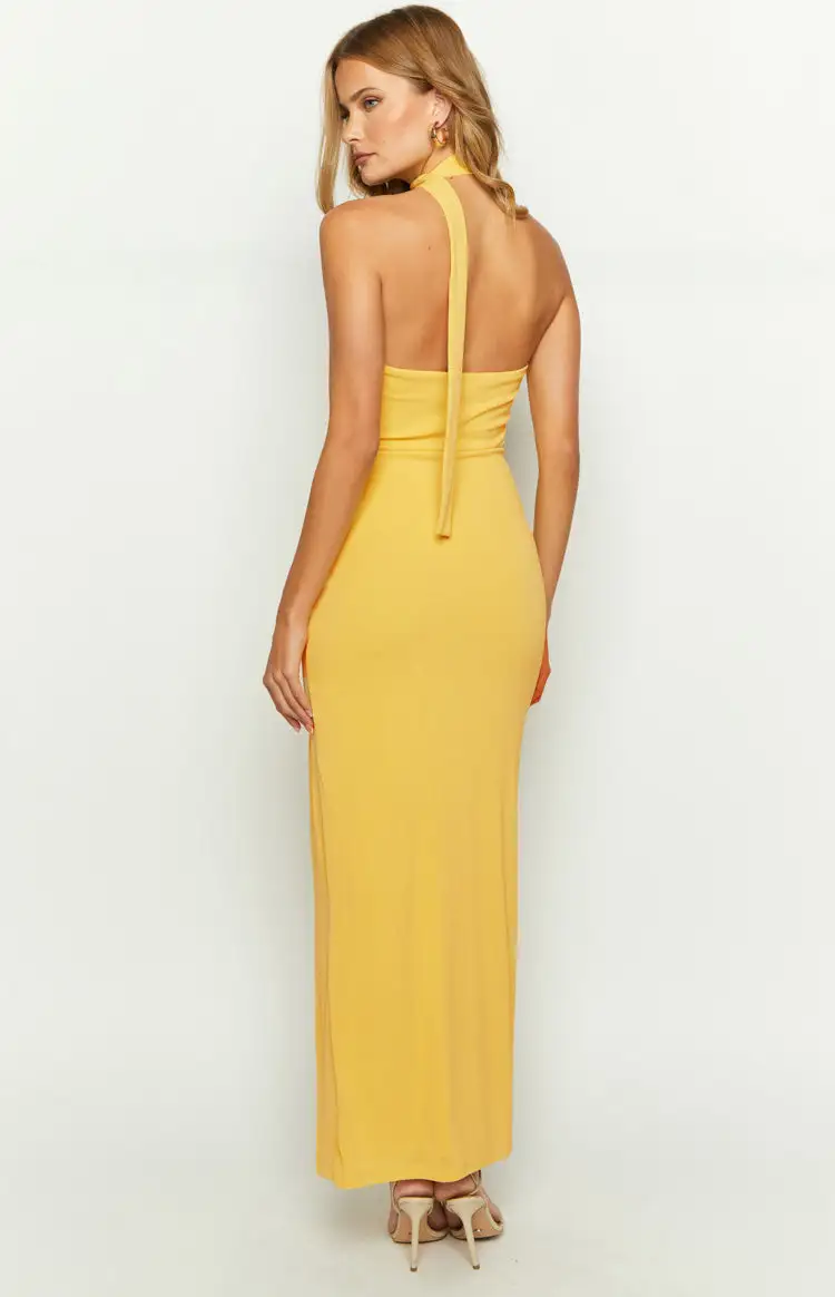 Ferris Yellow Maxi Dress