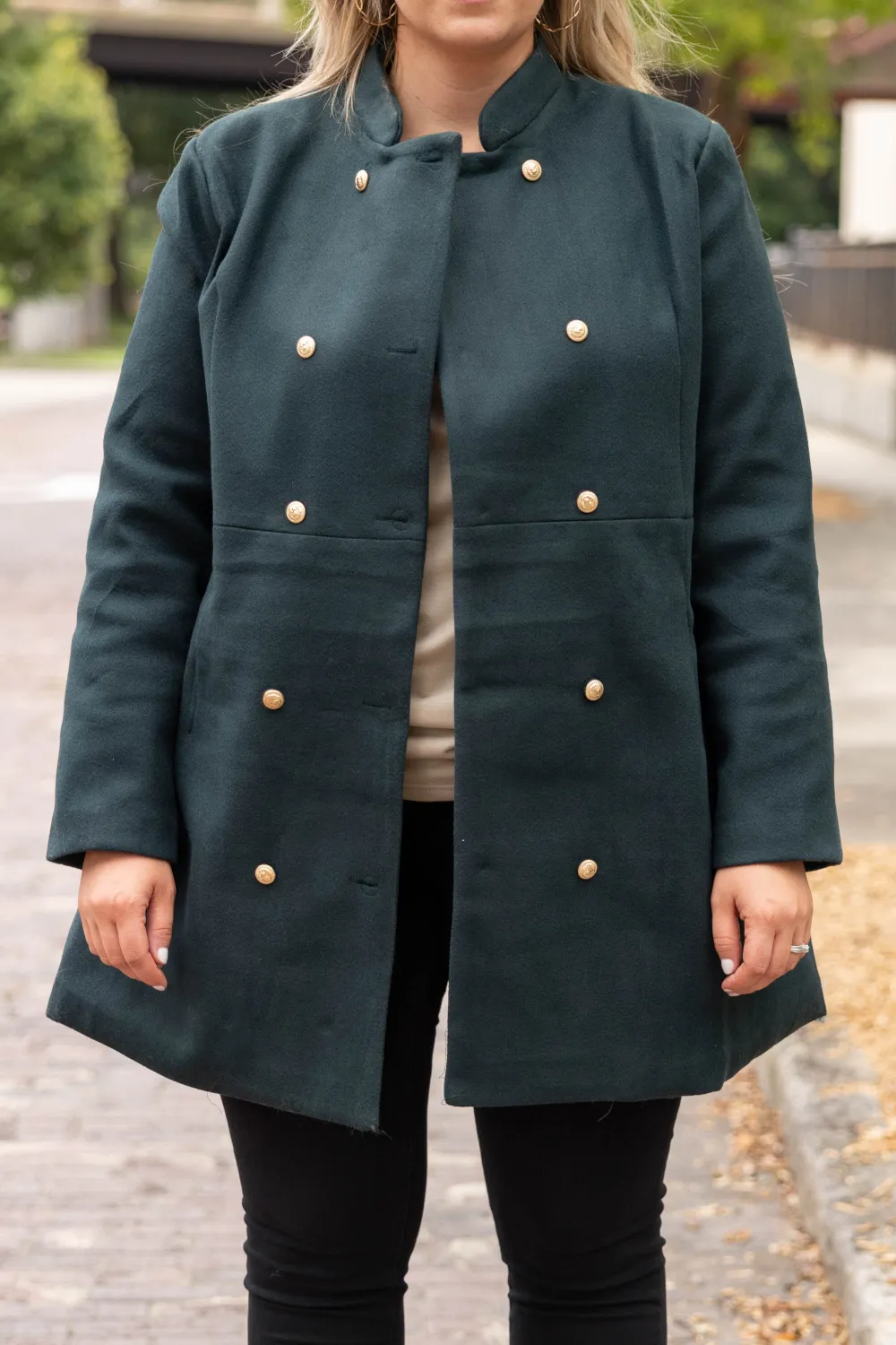 The City Is Ours Coat, Teal