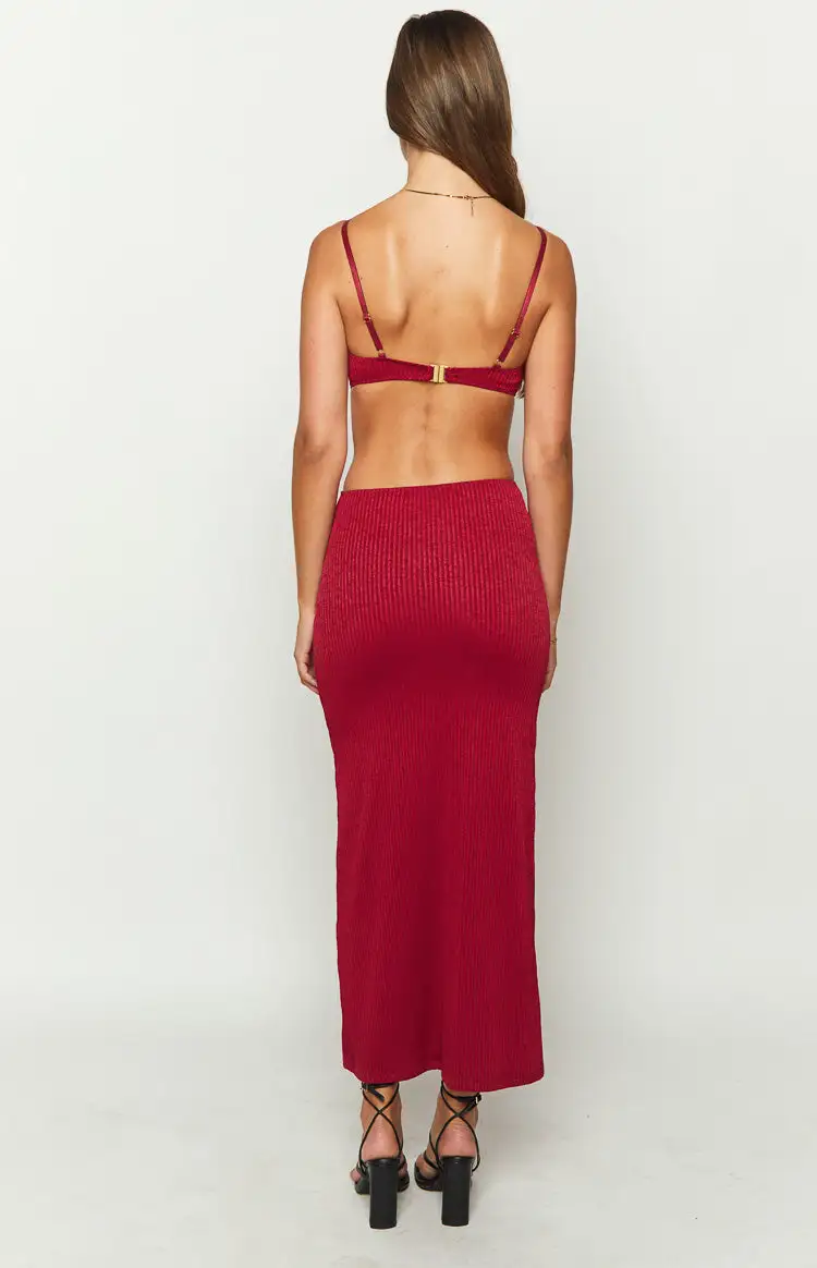 Tamara Red Maxi Dress