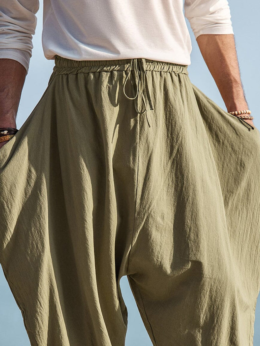 Retro Casual Pants - Lightweight & Breathable