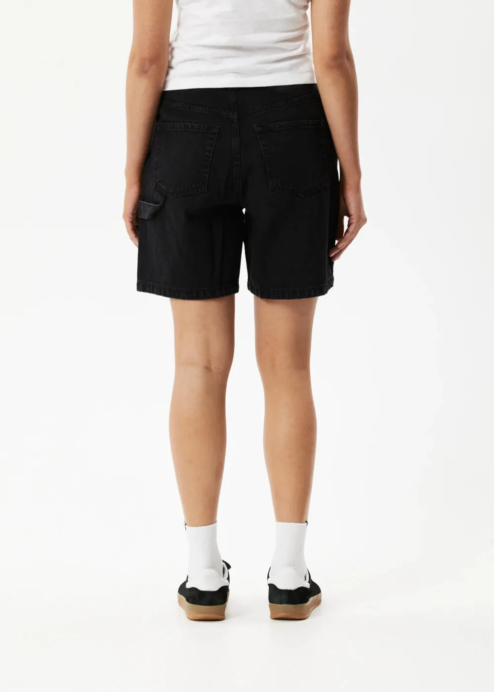 EMILIE - ORGANIC DENIM CARPENTER SHORTS