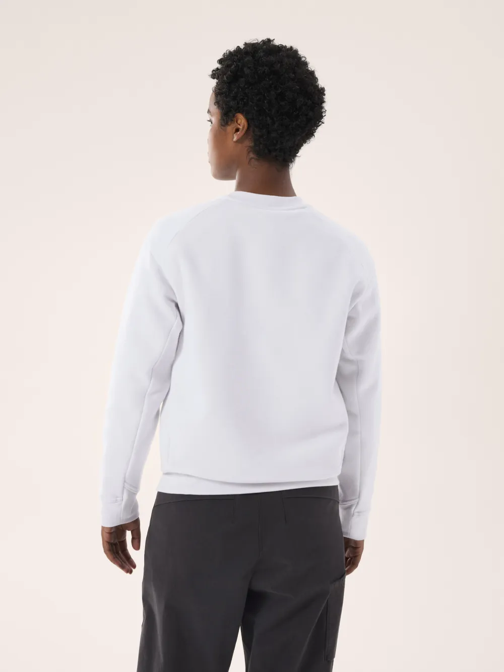 Emblem Fleece Crew Neck Pullover Women's