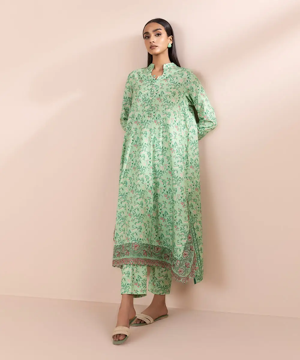 2 Piece - Embroidered Lawn Suit