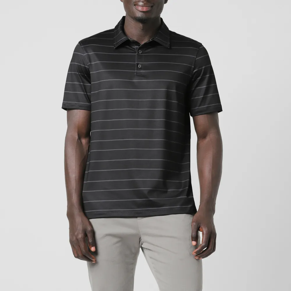 Performance Stripe Polo