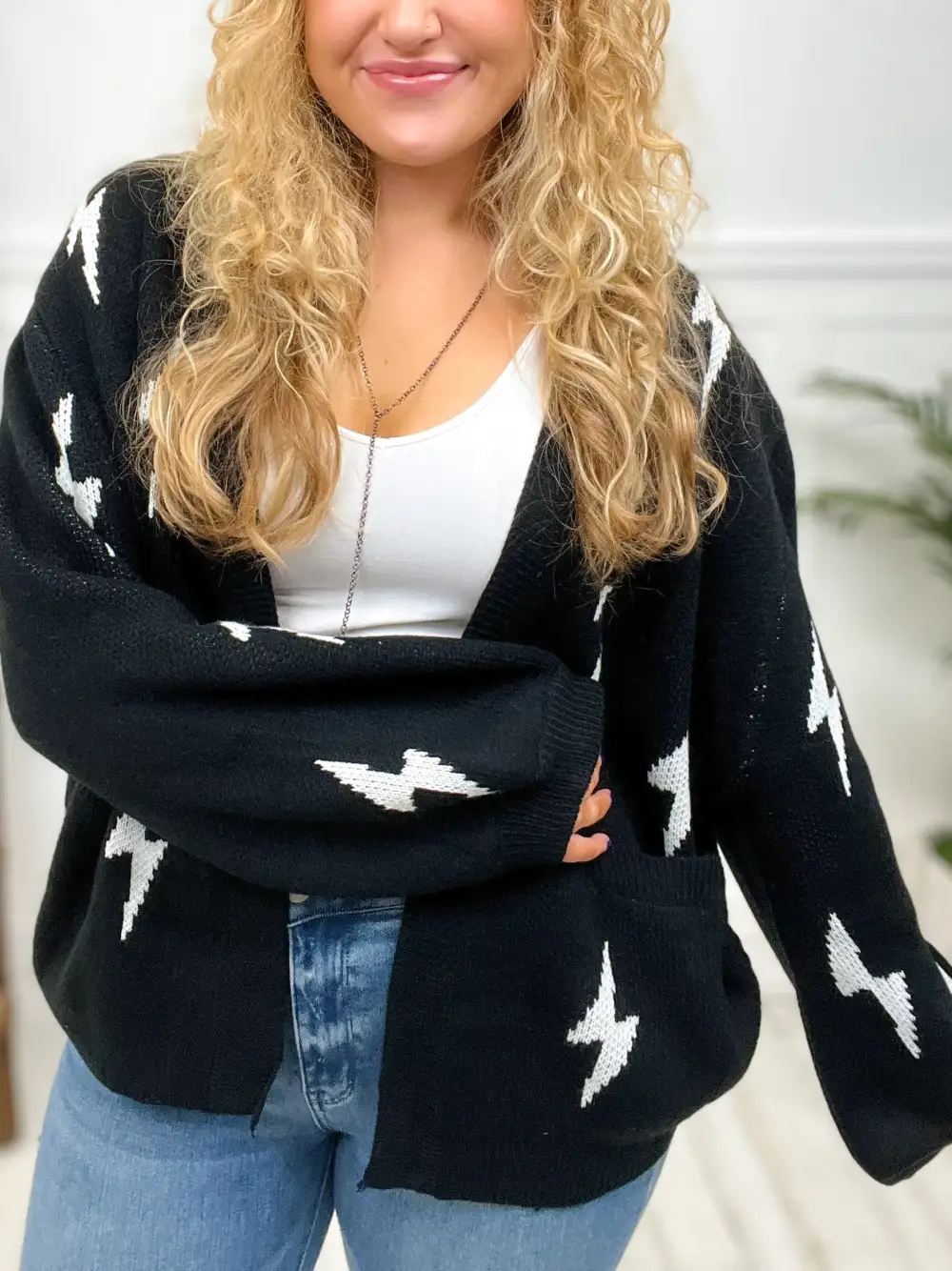 OVERSIZED OPEN SWEATER CARDIGAN