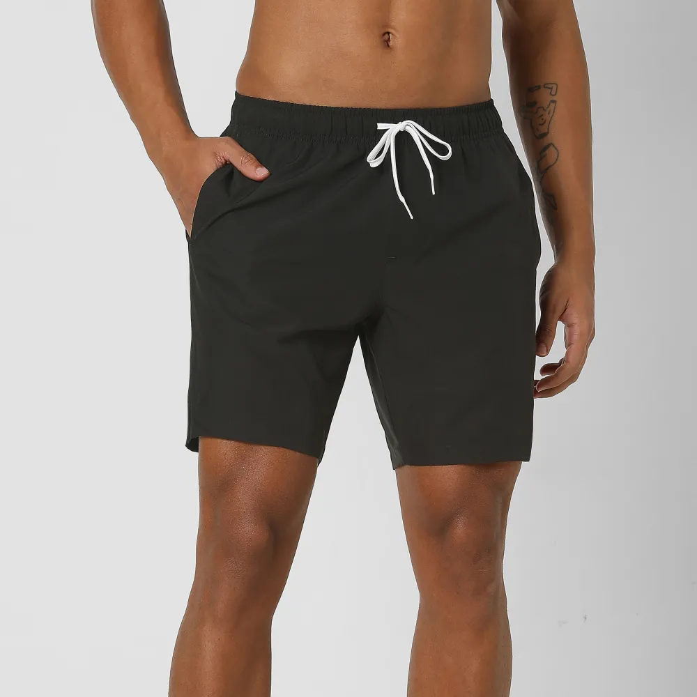 Stretch Swim Solid-Black