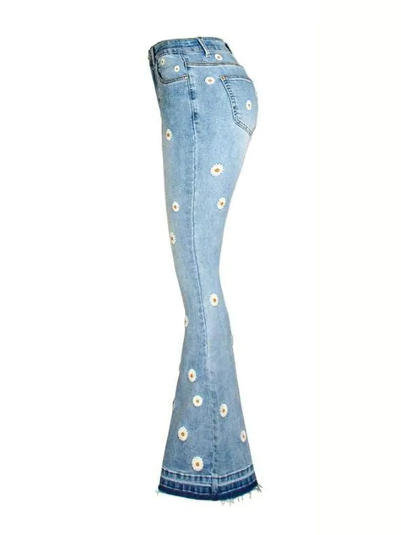 Fashion slim fitting denim pants