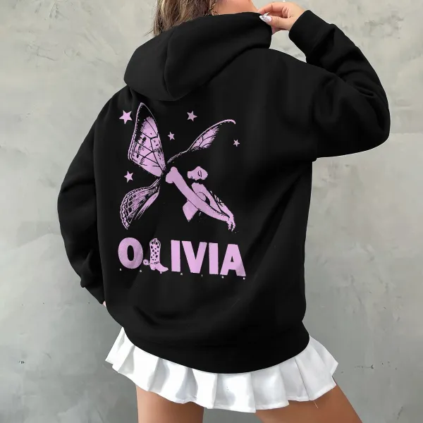 olivia Butterfly women's fashion hoodie