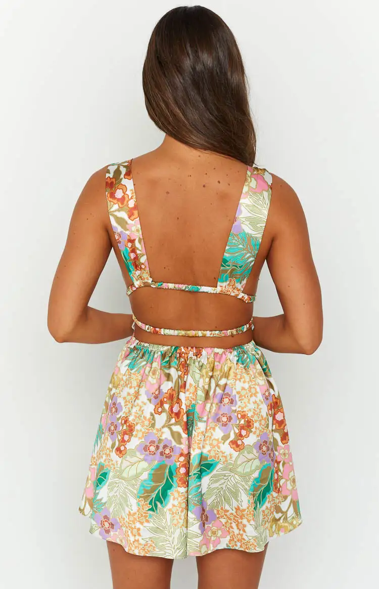 Genovia Tropical Mini Dress