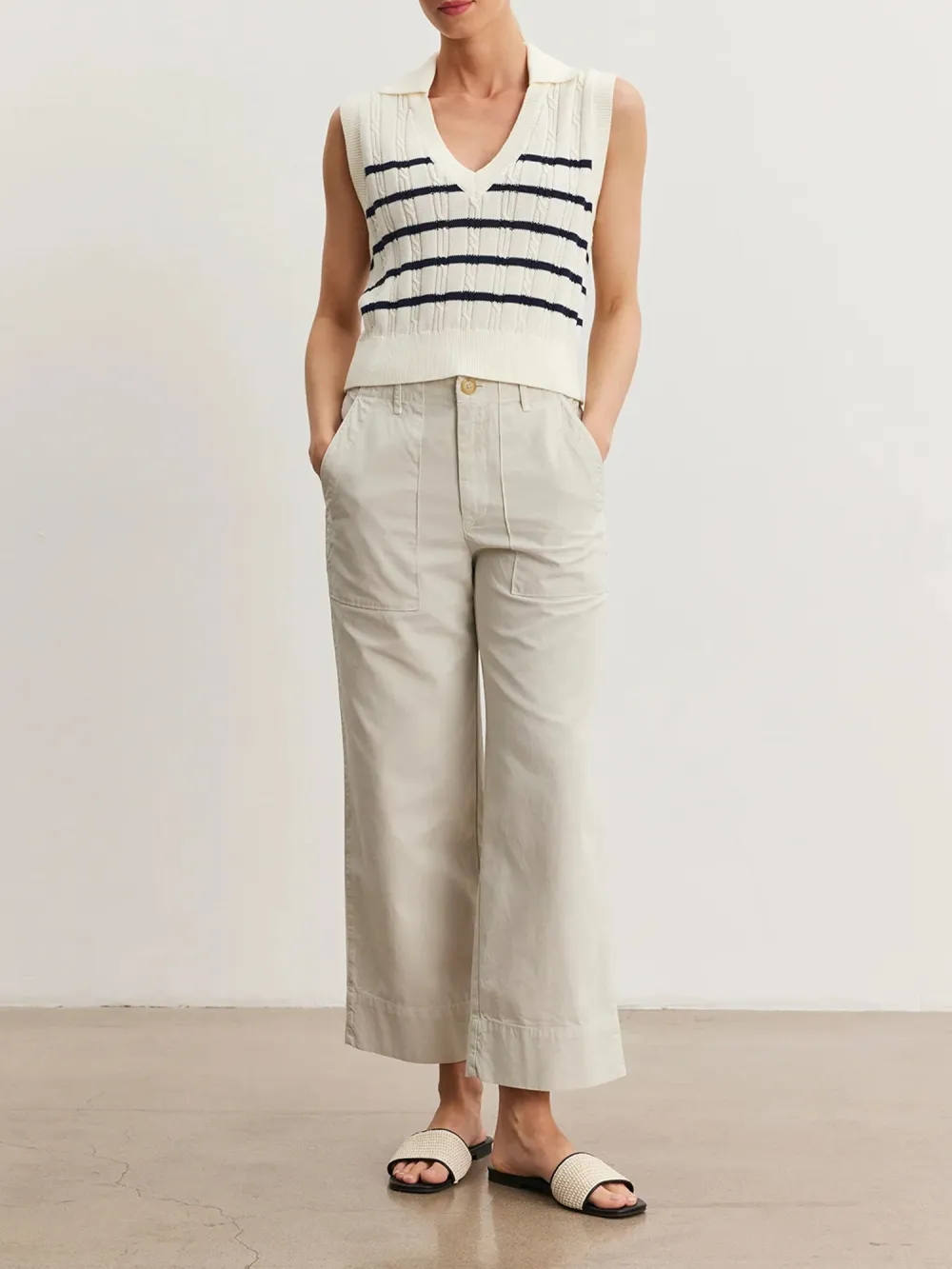 Mya Cotton Canvas Pant