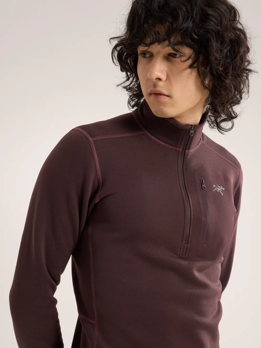 Rho Heavyweight Zip Neck Men's