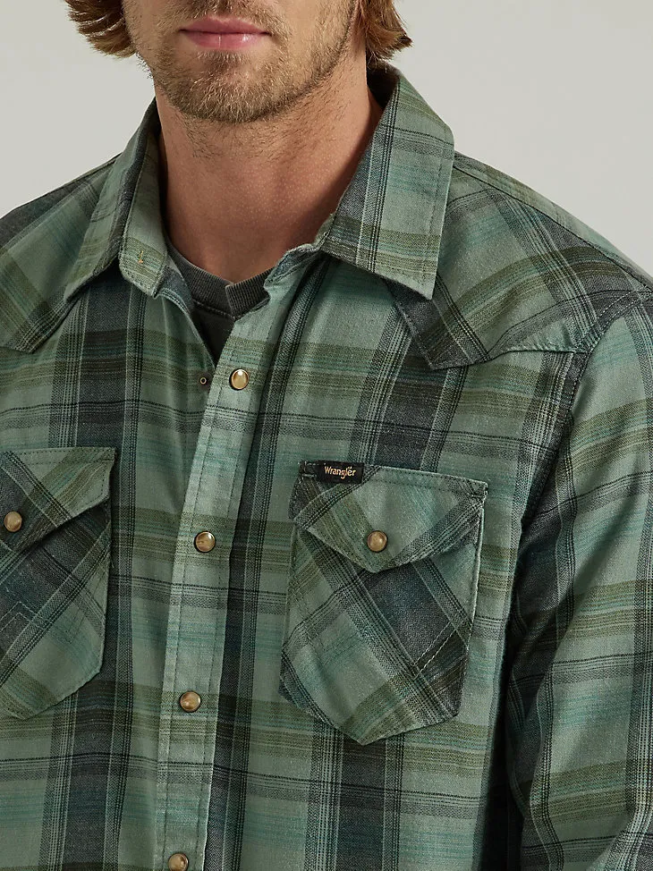 MEN'S BROKEN TWILL PLAID SHIRT IN LAUREL WREATH