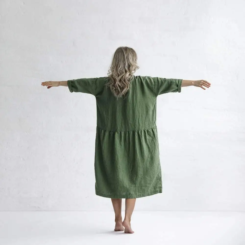 Minimalism Oversized  Shirt Dress