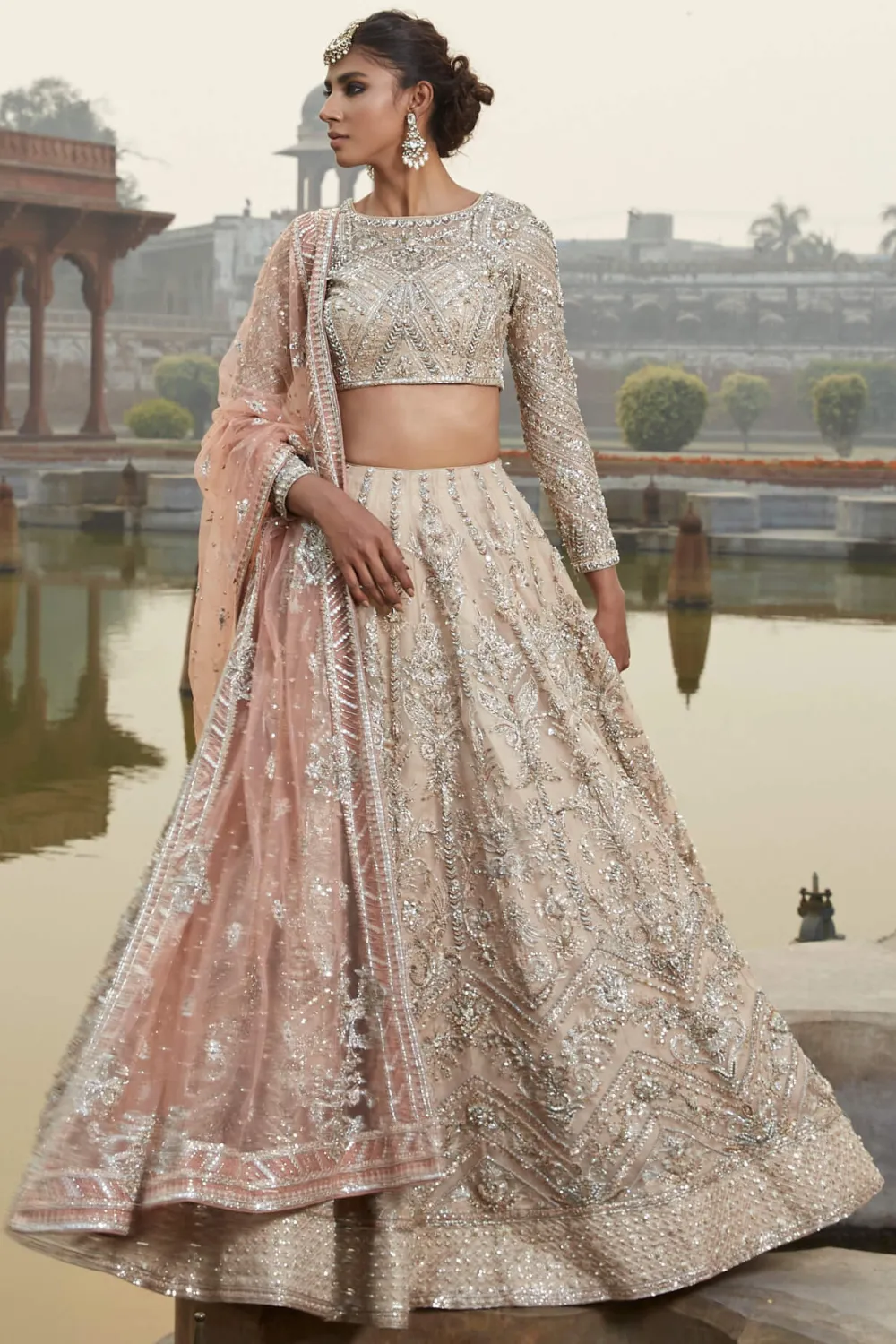 CHOLI W/ LEHENGA & DUPATTA